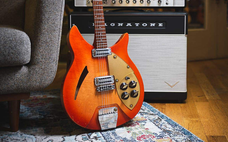 Vintage Vibes: 1961 Fireglo Rickenbacker 330 Capri
