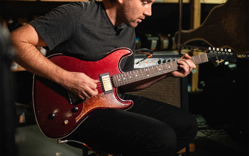 Fender CS Brawler Baritone Guitars Master Built by Carlos Lopez