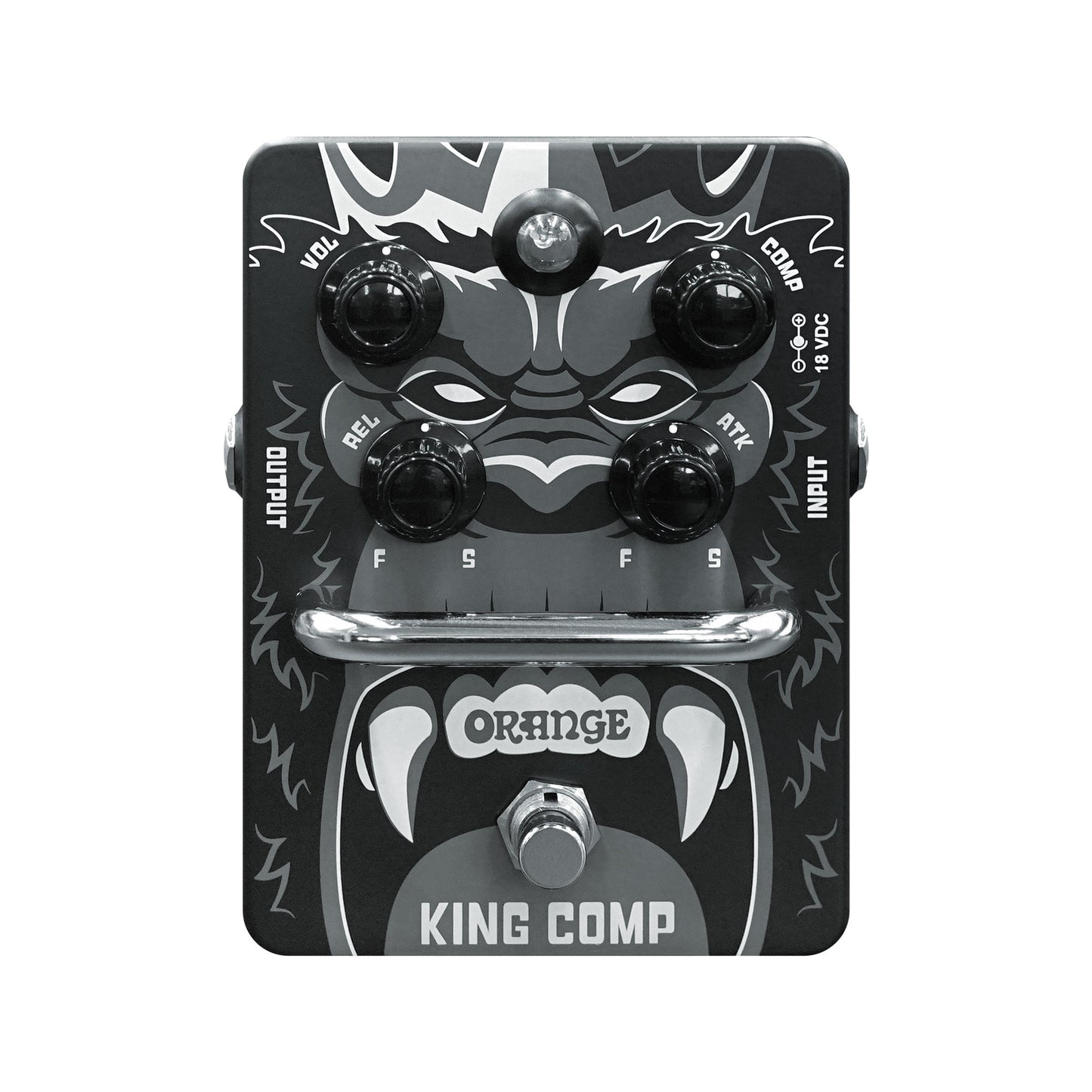 Orange King Komp Compressor Pedal