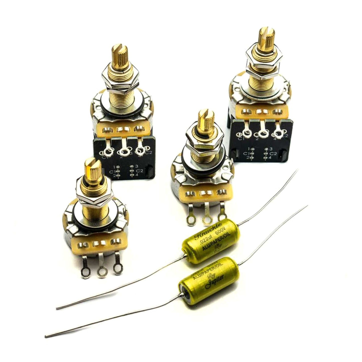 Bare Knuckle Single Cut Long Shaft Push-Pull Installation Component Kit Parts / Amp Parts