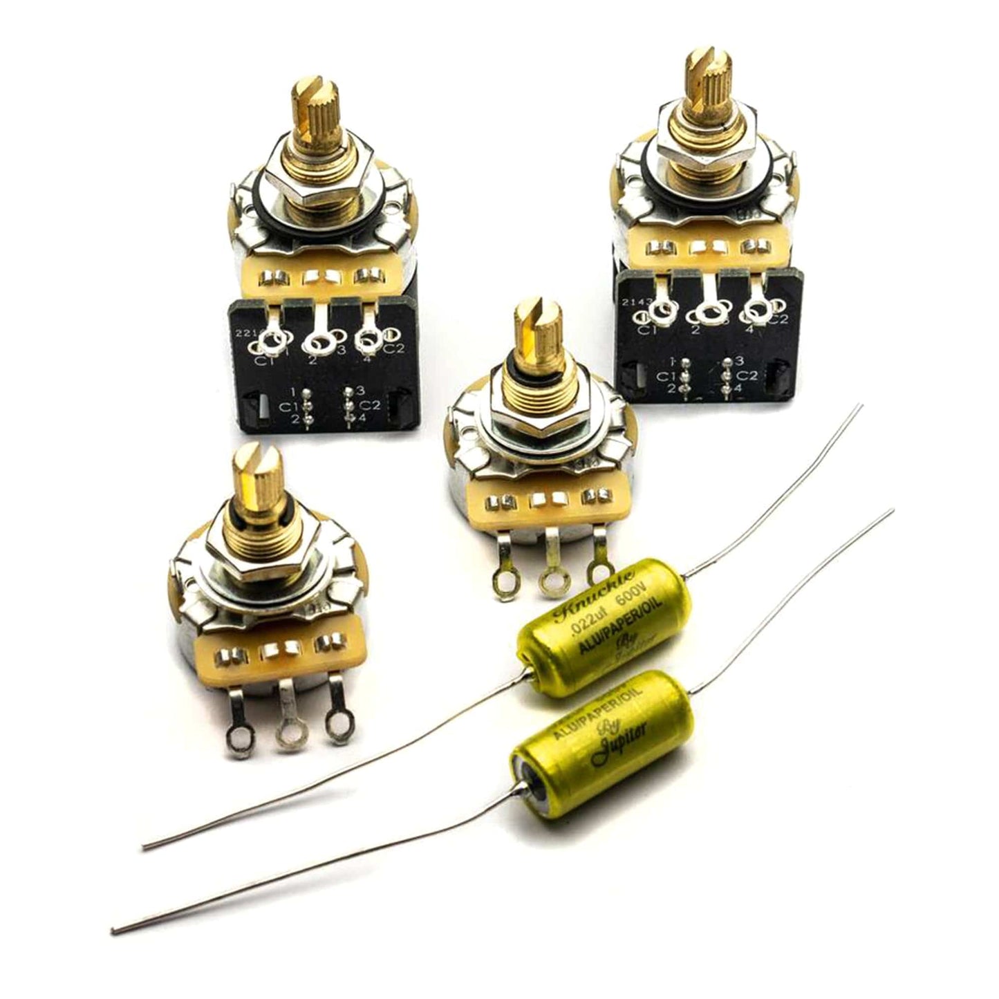 Bare Knuckle Single Cut Short Shaft Push-Pull Installation Component Kit Parts / Amp Parts