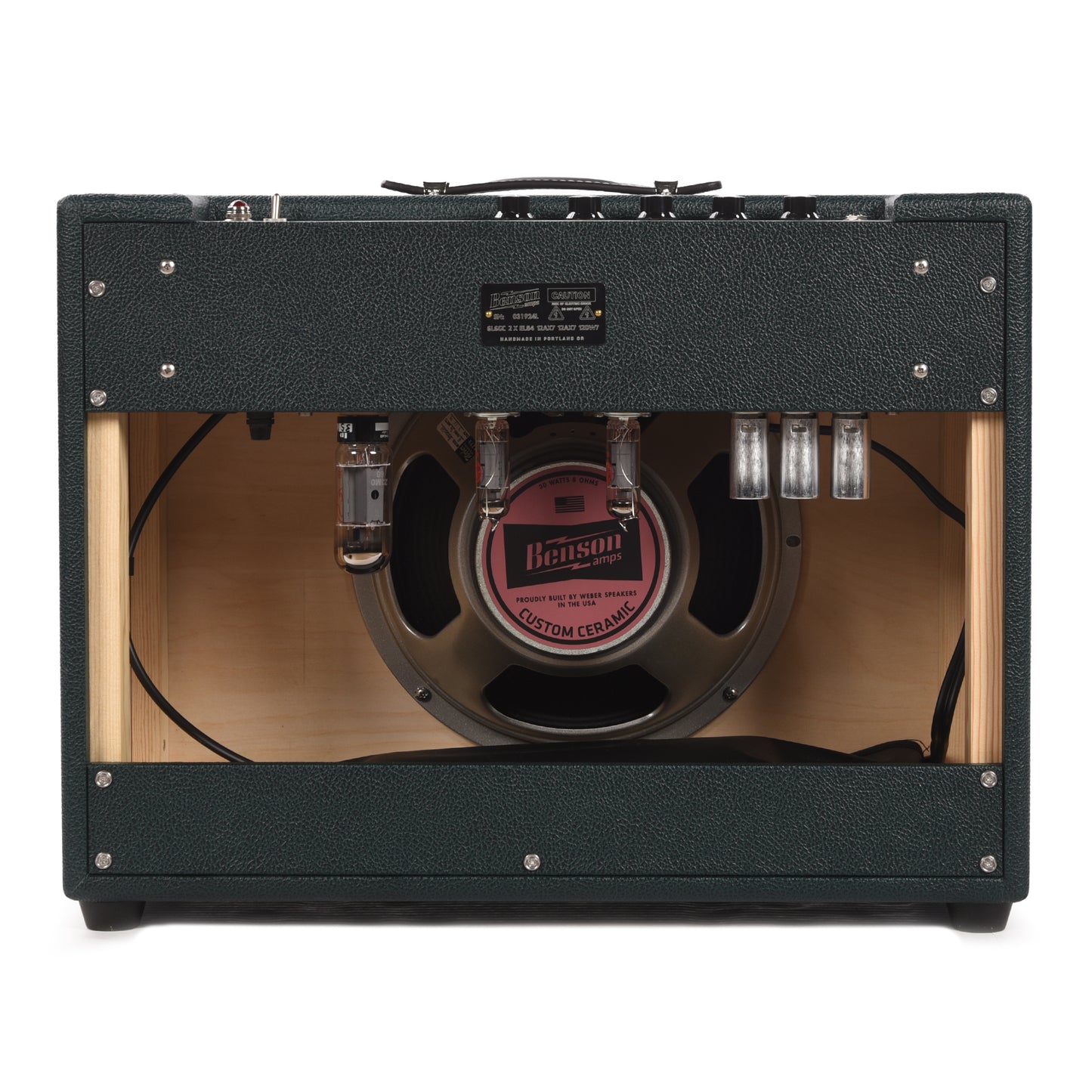 Benson Earhart Reverb 15w 1x12 Combo Amp Green w/ Checkered Grill Amps / Guitar Amps / Guitar Combos
