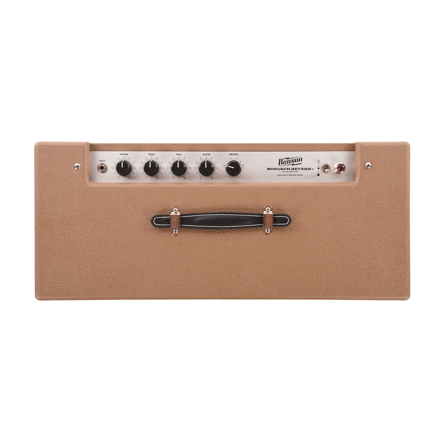 Benson Monarch Reverb Plus 15w 1x12 Combo Amp Brown w/ Wheat Grille Amps / Guitar Amps / Guitar Combos