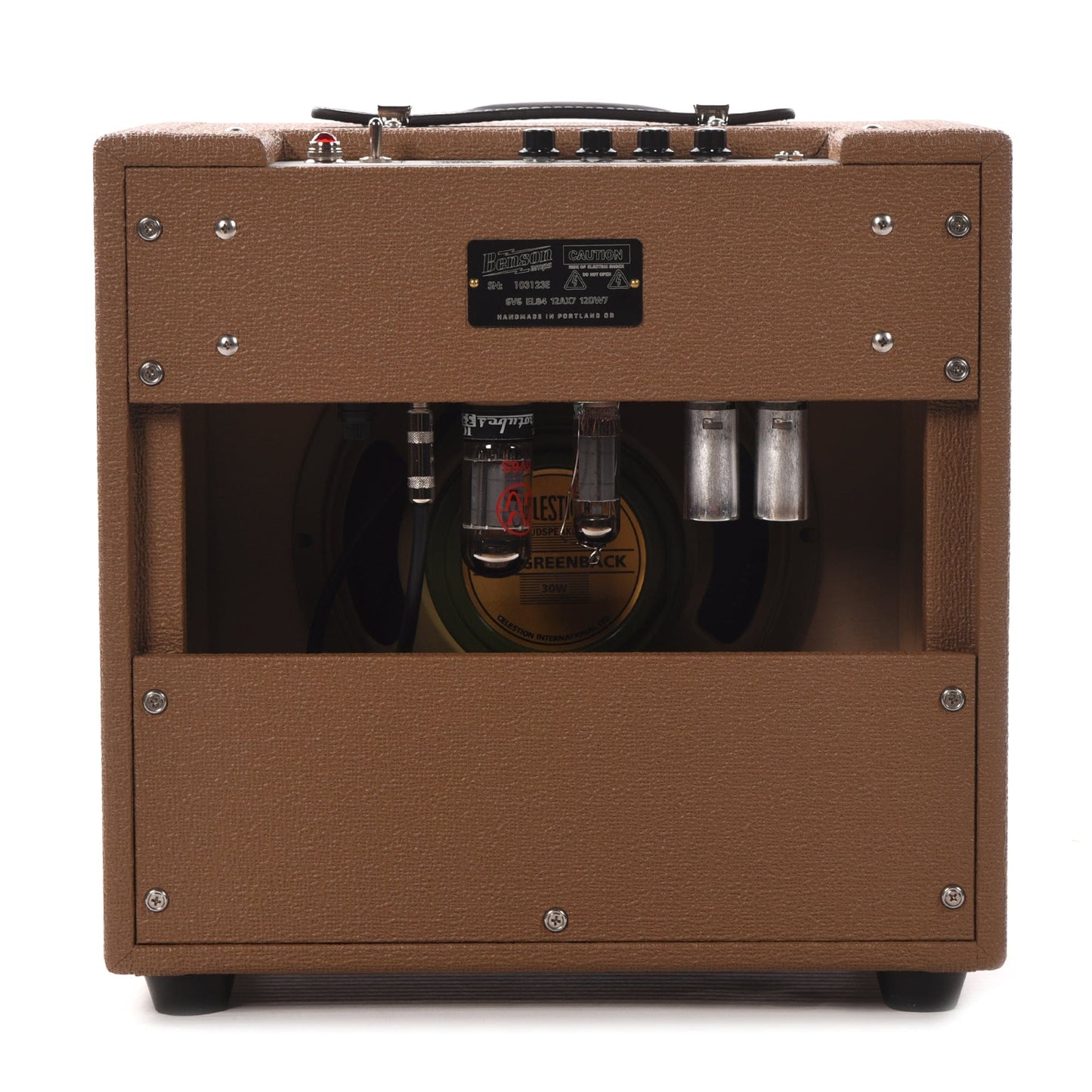 Benson Vinny Reverb 5W 1x12 Combo Amp Brown w/ Wheat Grill Amps / Guitar Combos