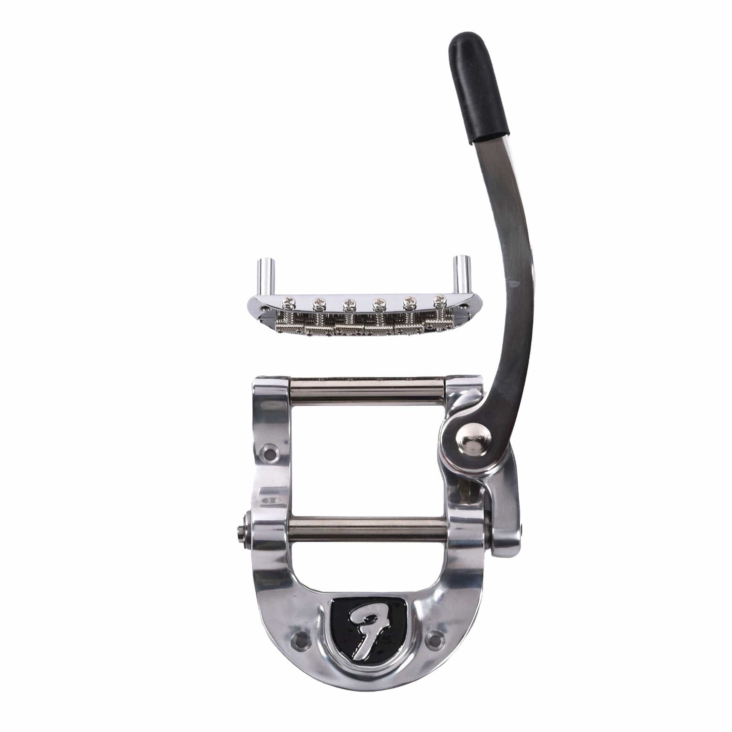 Bigsby B5F Fender Telecaster Vibrato Kit with Fender "F" Stamp Polished Aluminum Parts / Amp Parts