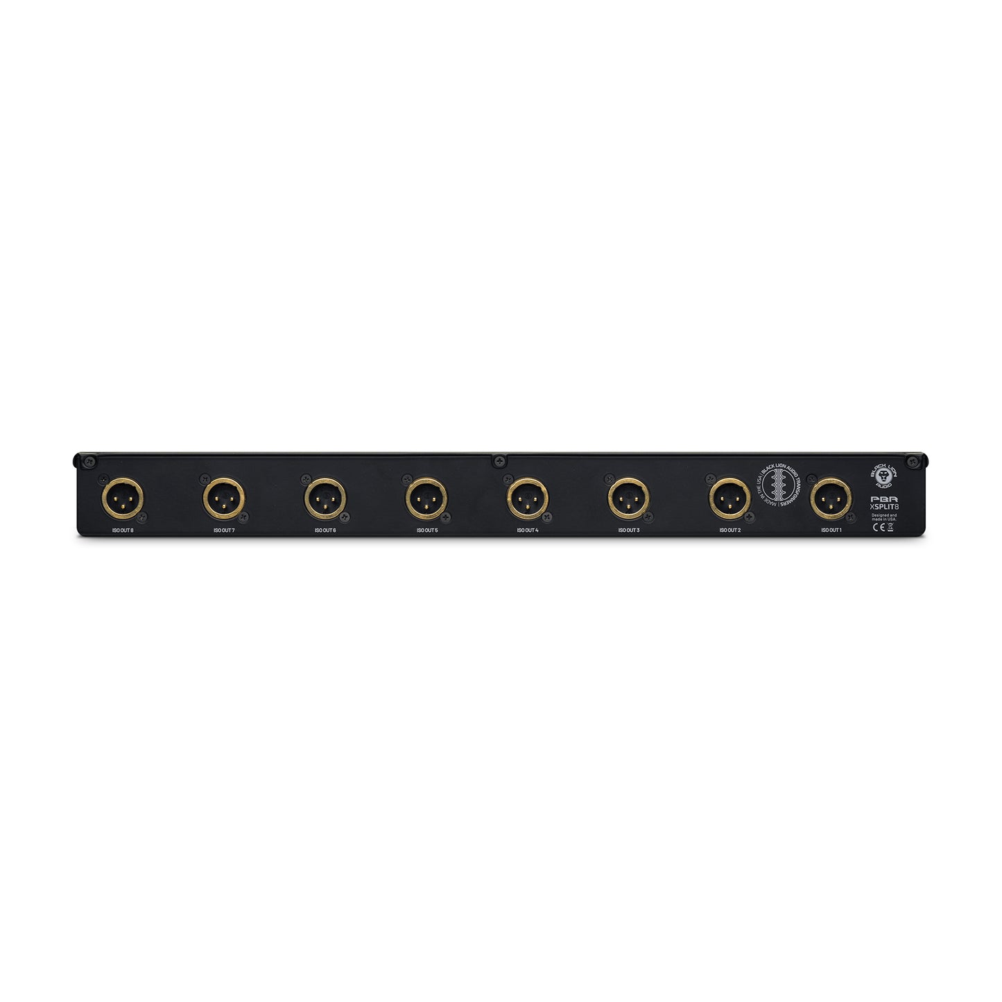 Black Lion Audio PBR XSplit8 Passive XLR Splitter w/ Transformer Pro Audio / Patchbays