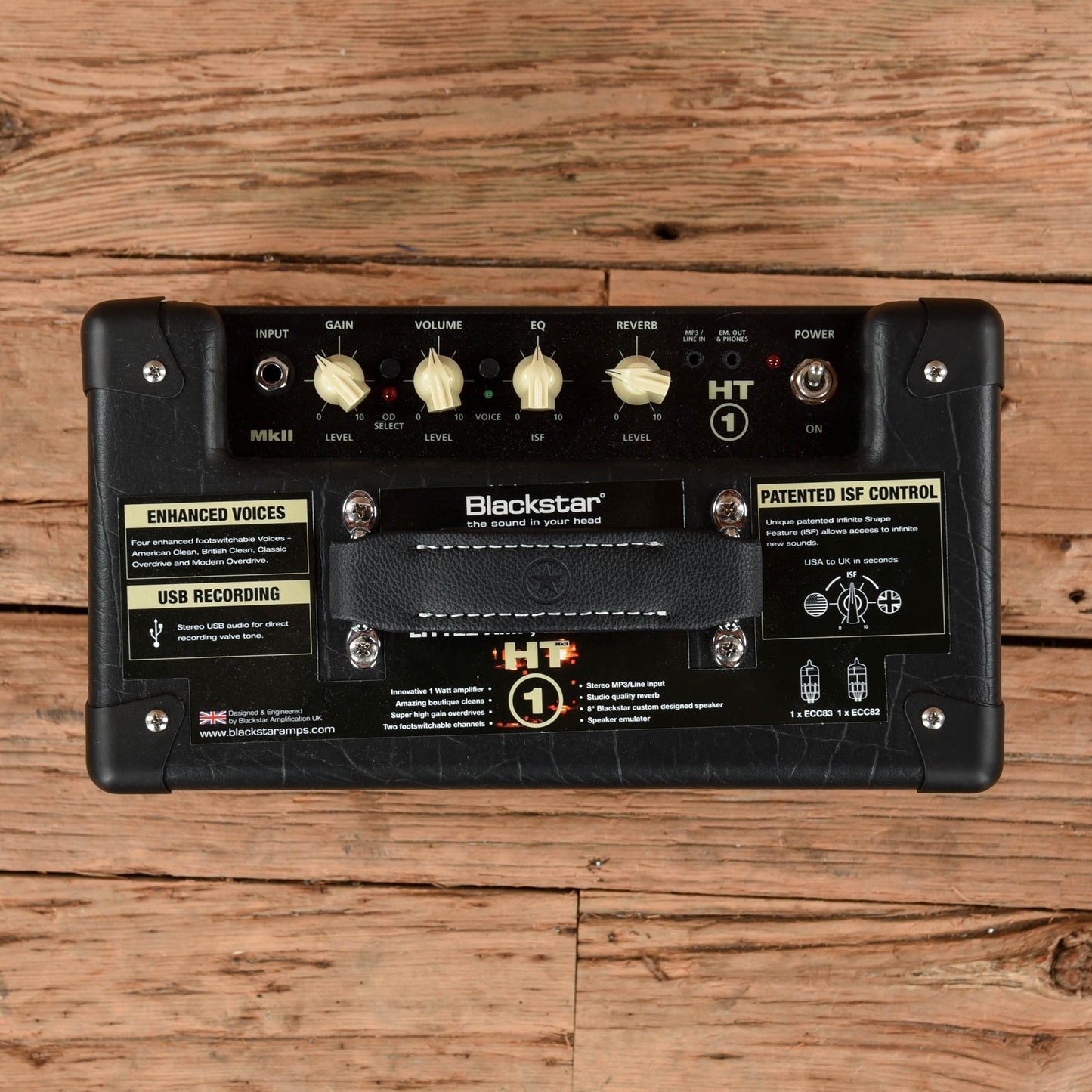 Blackstar HT-1R Mk II 1-Watt 1x8" Guitar Combo Amp Amps / Guitar Amps / Guitar Cabinets