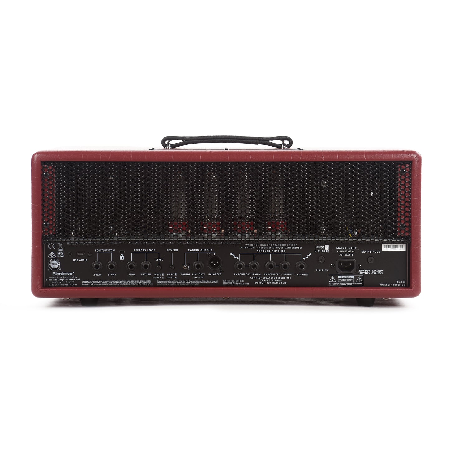Blackstar HT VENUE 100H MKIII 100w Doug Aldrich Ruby Signature Head Amps / Guitar Amps / Guitar Heads