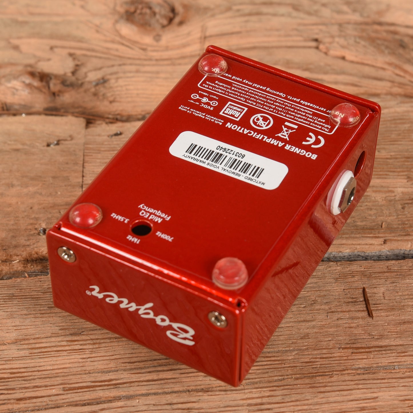 Bogner Ecstacy Red Mini Overdrive Effects and Pedals / Overdrive and Boost