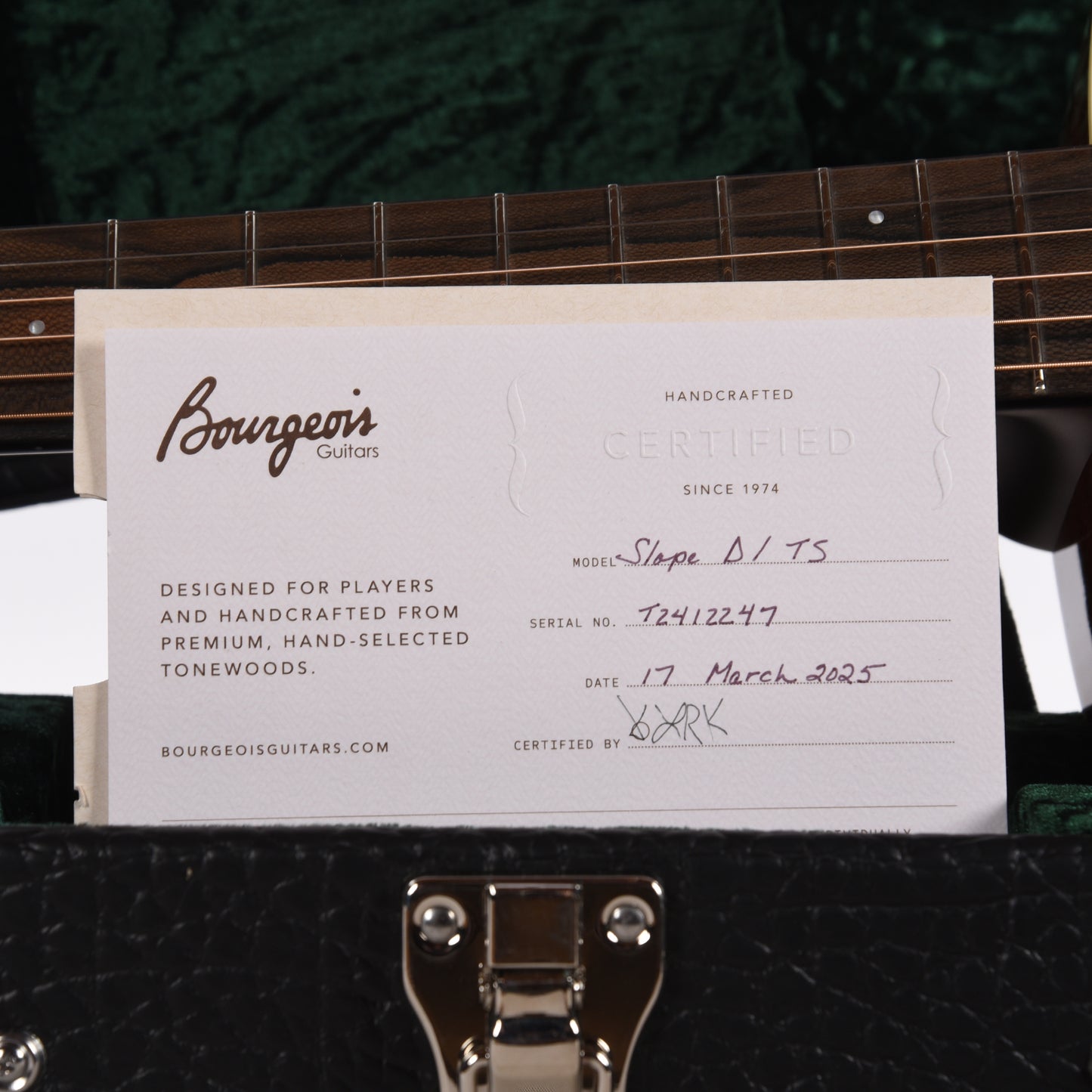 Bourgeois Touchstone Slope D Torrefied Alaskan Sitka/Mahogany Sunburst Acoustic Guitars / Dreadnought