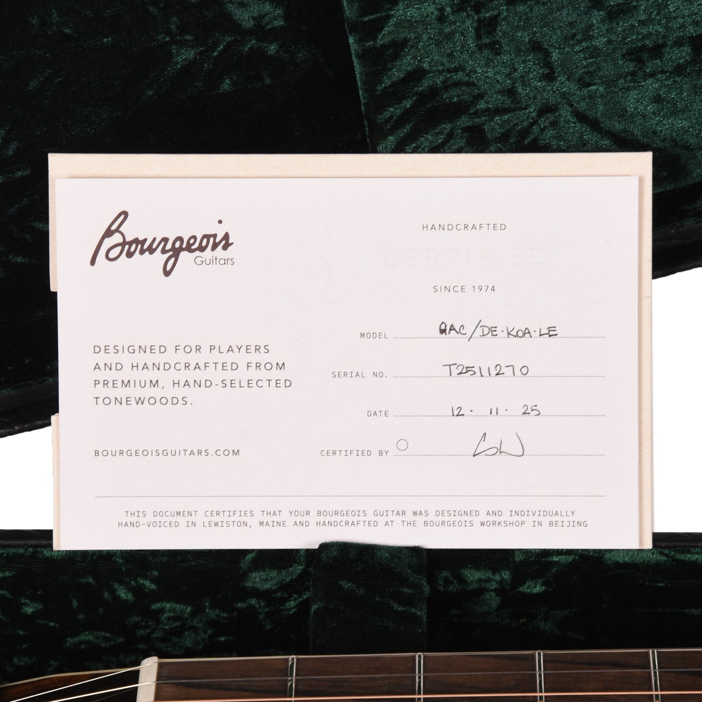Bourgeois Downeast Series Hawaiian Grand Auditorium Koa Acoustic Guitars / OM and Auditorium