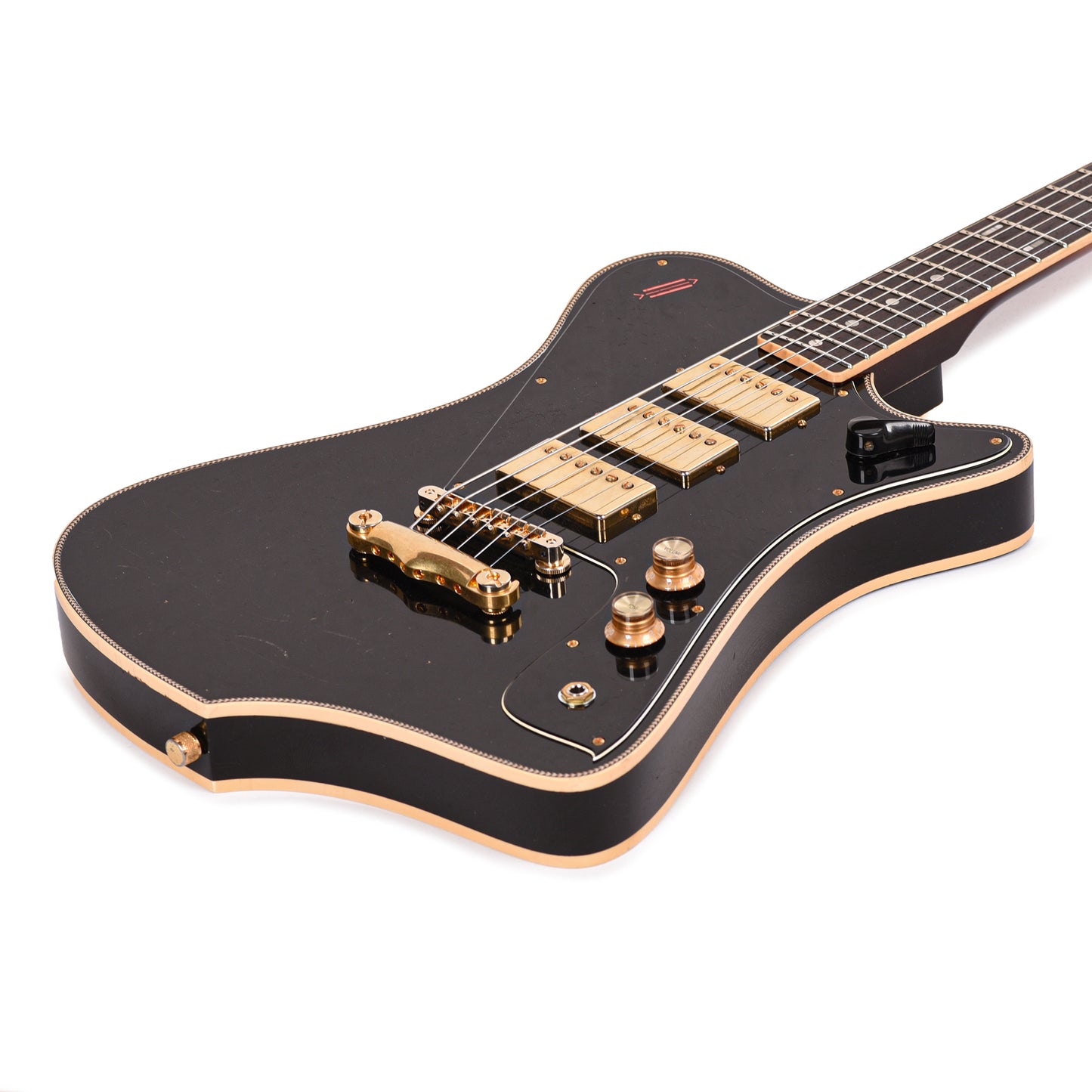 Castedosa The Halcón Custom Baritone Light Aged Lacquer Aged Black Electric Guitars / Solid Body