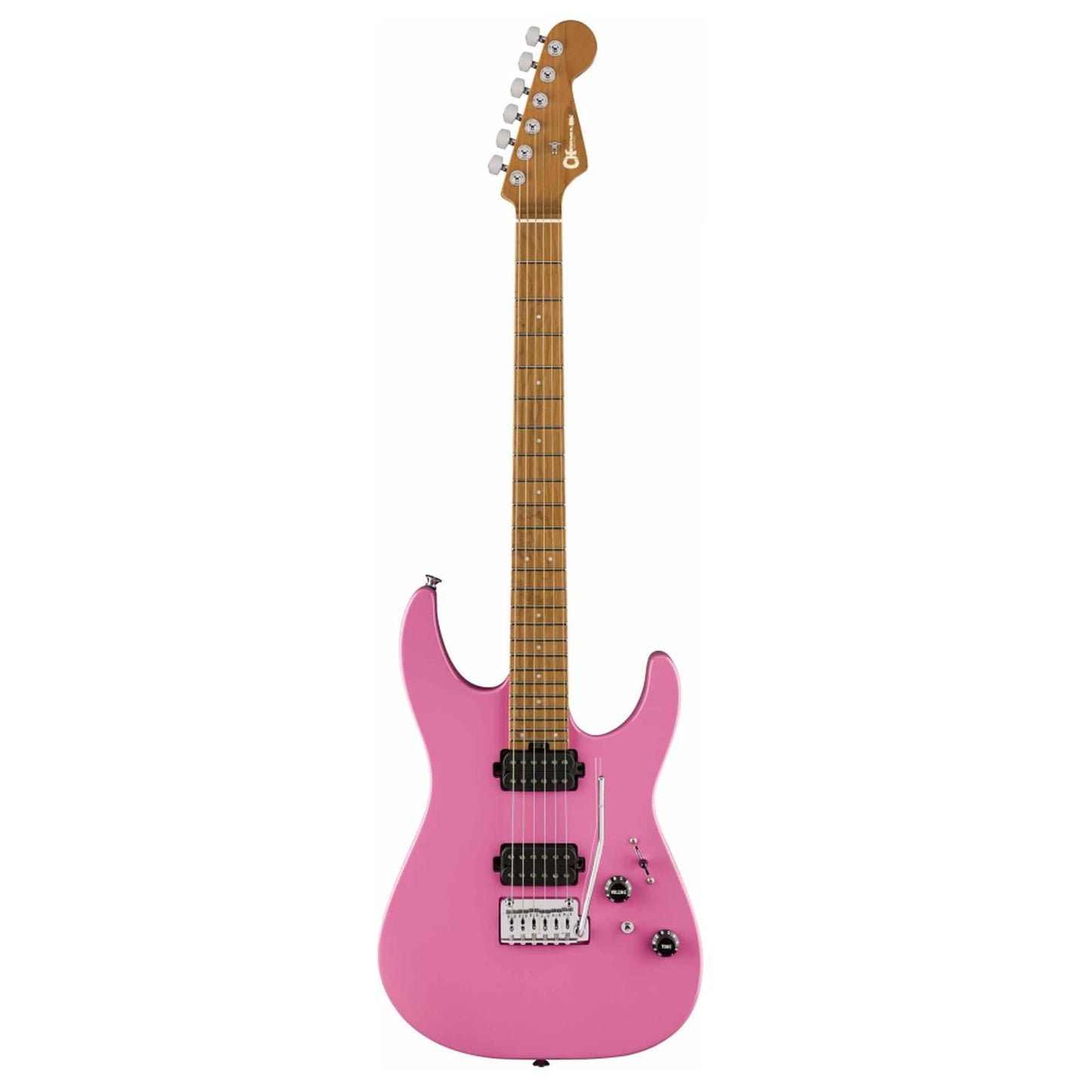 Charvel Pro-Mod DK24 HH 2PT CM Bubblegum Pink Electric Guitars / Solid Body