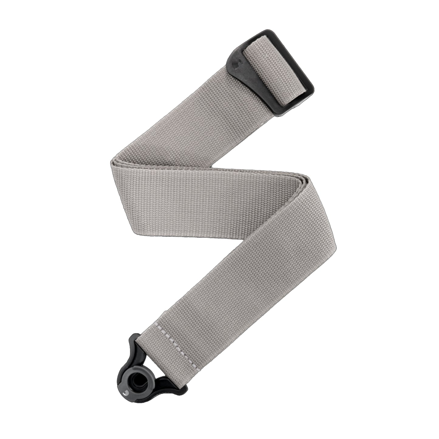 D'Addario Auto Lock Polypro Guitar Strap Grey Accessories / Straps