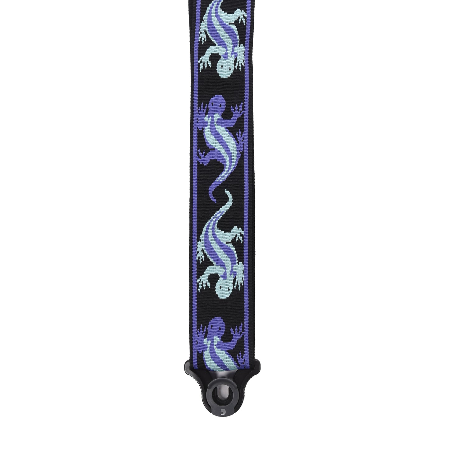 D'Addario Auto Lock Vintage Planet Waves Lizards Guitar Strap Green/Blue Accessories / Straps