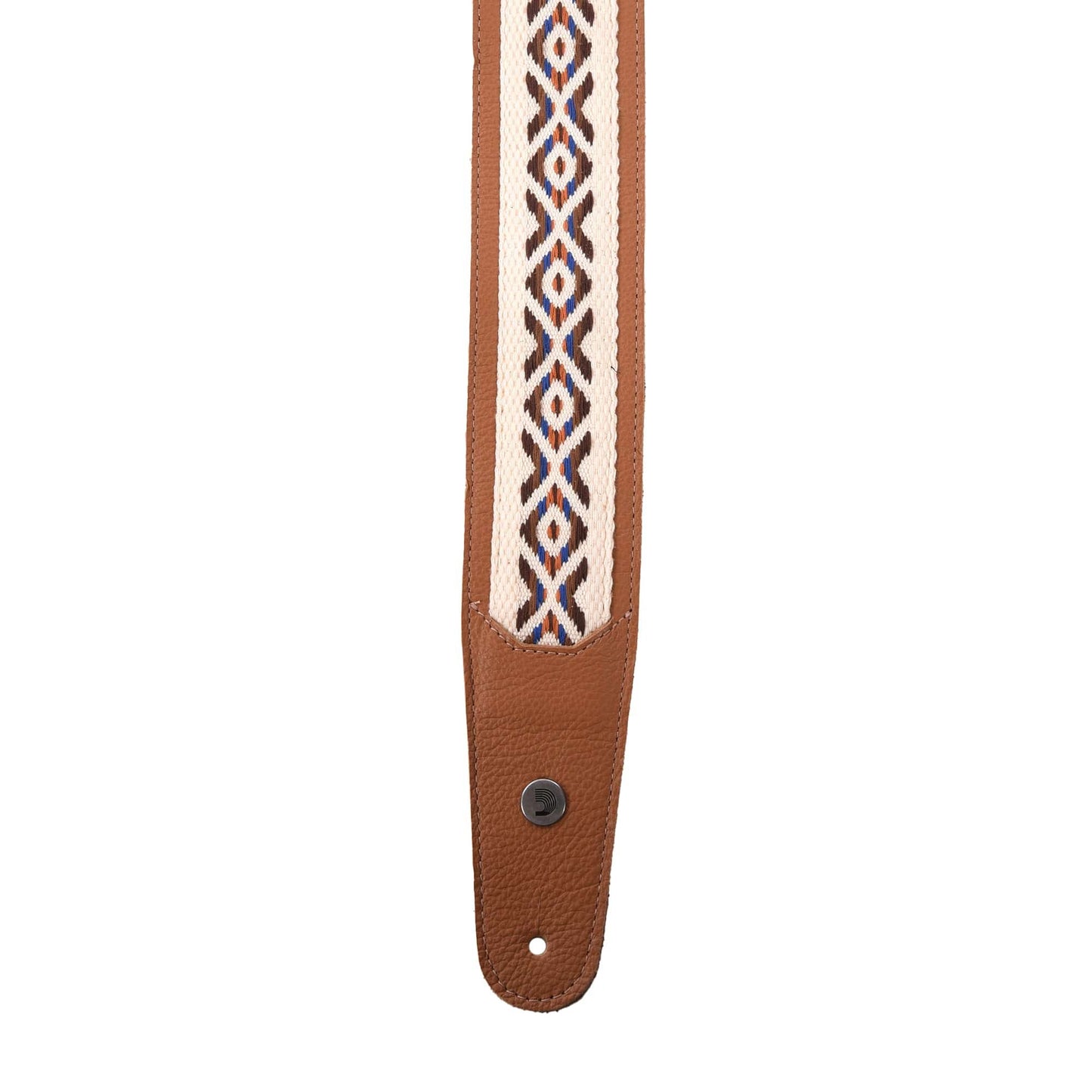 D'Addario Hybrid Leather Guitar Strap Desert Accessories / Straps