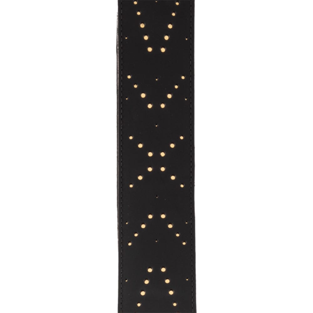 D'Addario Vented Leather Guitar Strap Star Dust Accessories / Straps