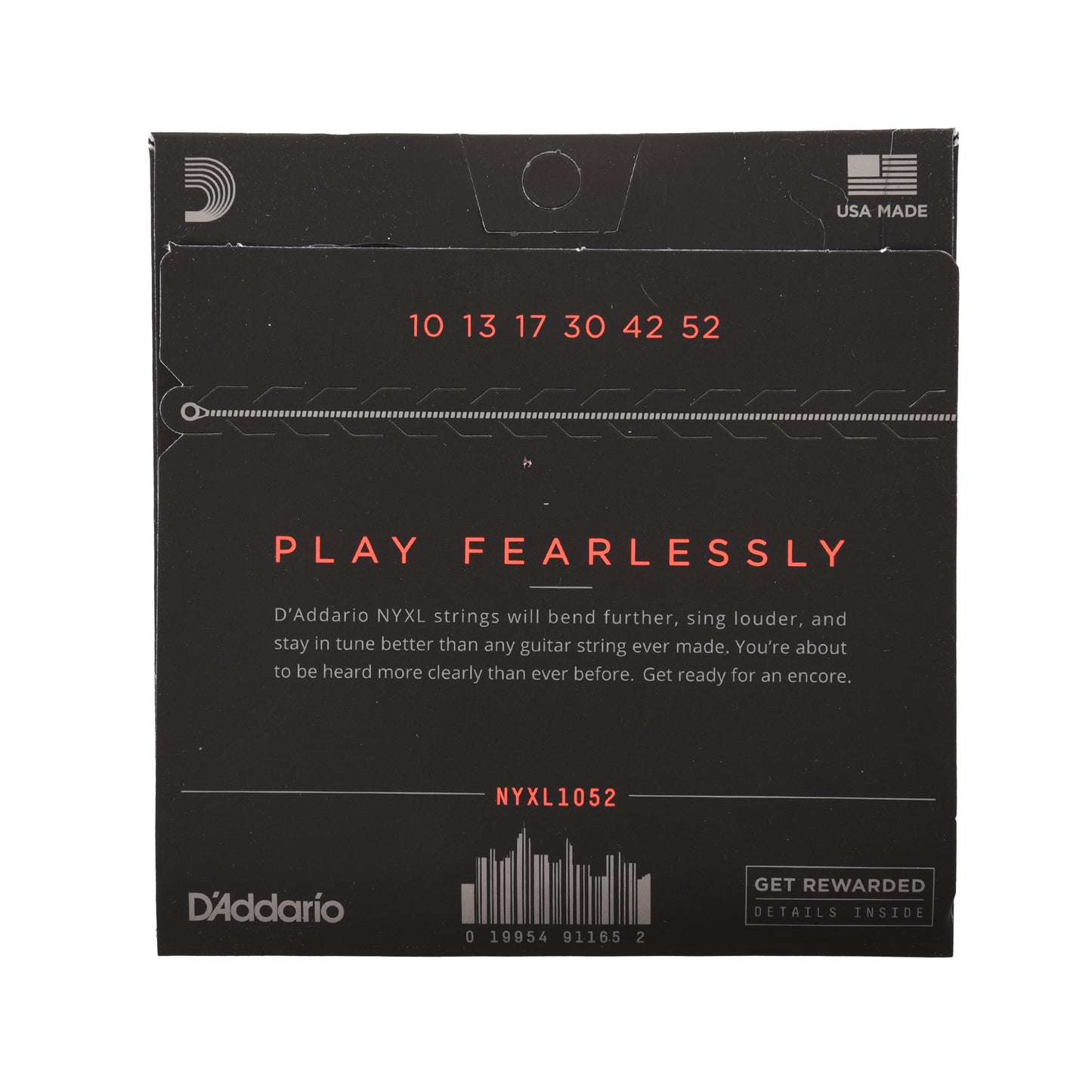 D'Addario NYXL Electric Guitar Strings Light Top/Heavy Bottom 10-52 Accessories / Strings / Guitar Strings