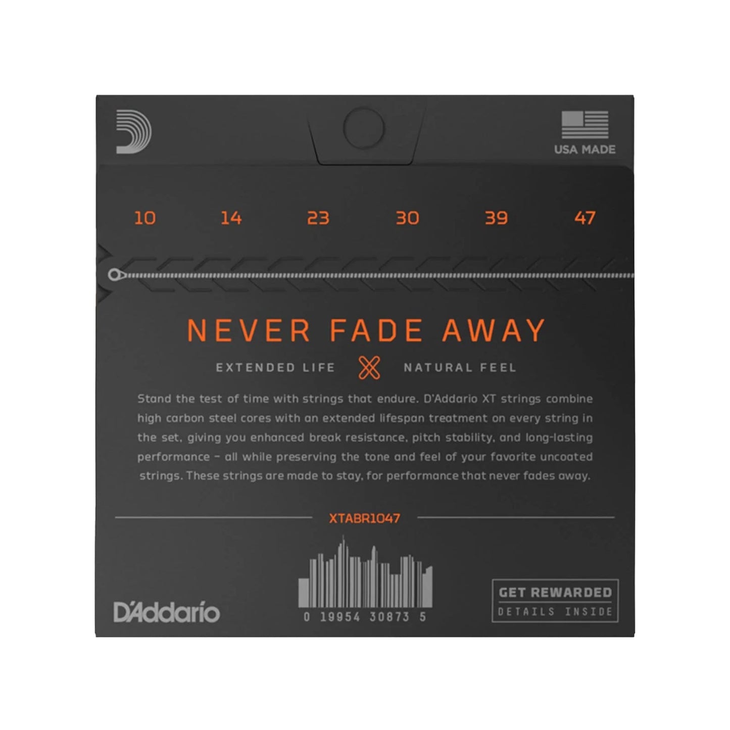 D'Addario XT 80/20 Bronze Acoustic Guitar Strings Extra Light 10-47 Accessories / Strings / Guitar Strings