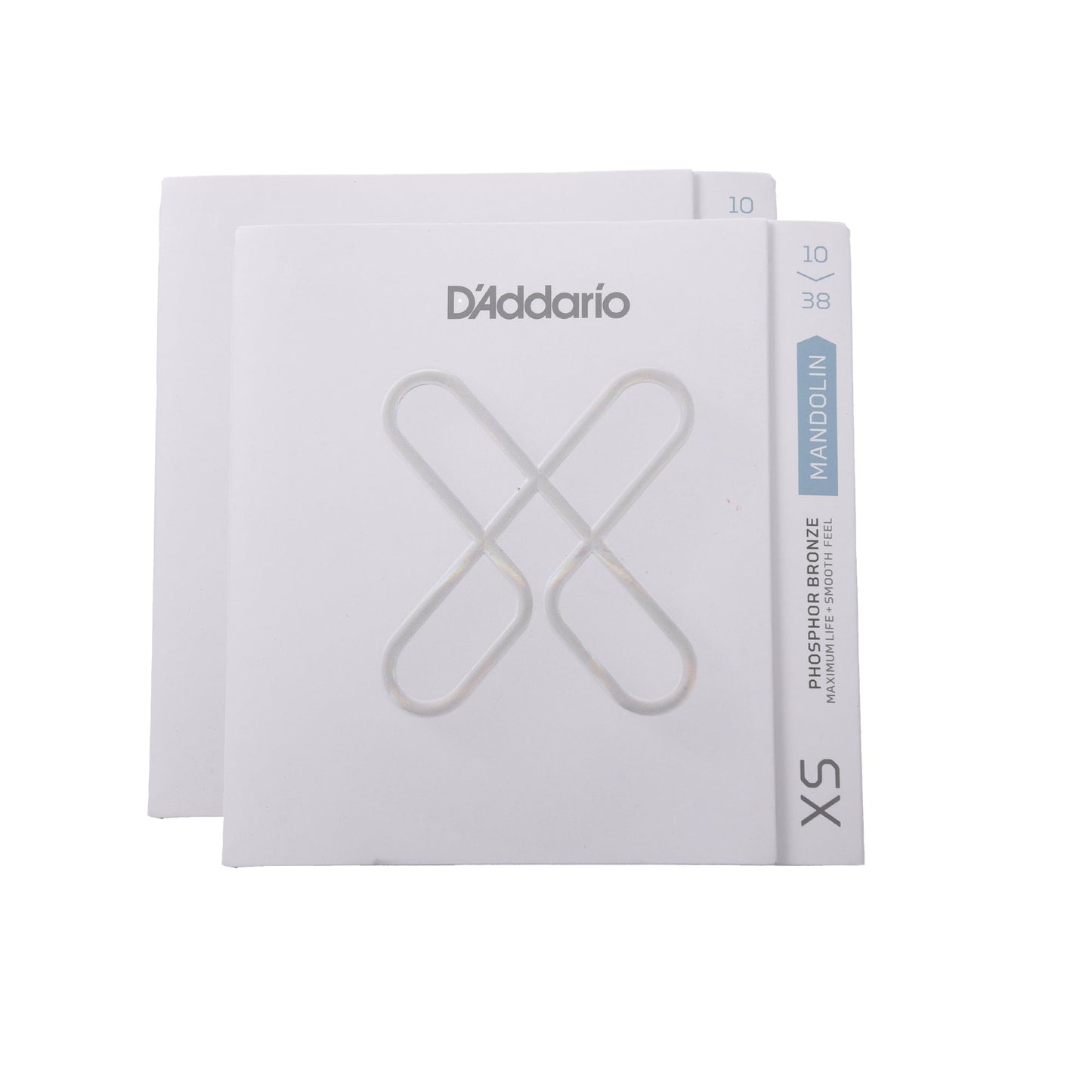 D'Addario XSM1038 XS Mandolin Phosphor Bronze Light 10-38 2-Pack Bundle Accessories / Strings / Other Strings