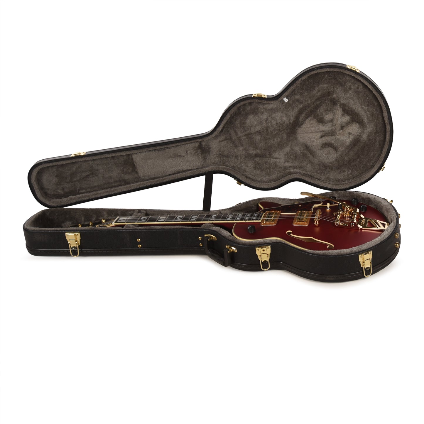 D'Angelico Deluxe Bobby Weir 3 Semi-Hollow Satin Trans Wine Electric Guitars / Semi-Hollow
