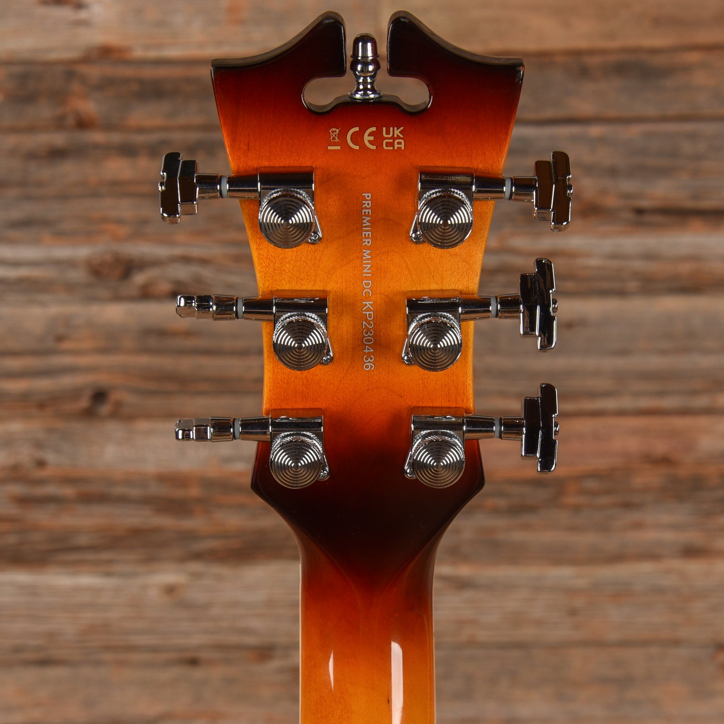 D'Angelico Premier Mini DC Sunburst Electric Guitars / Semi-Hollow