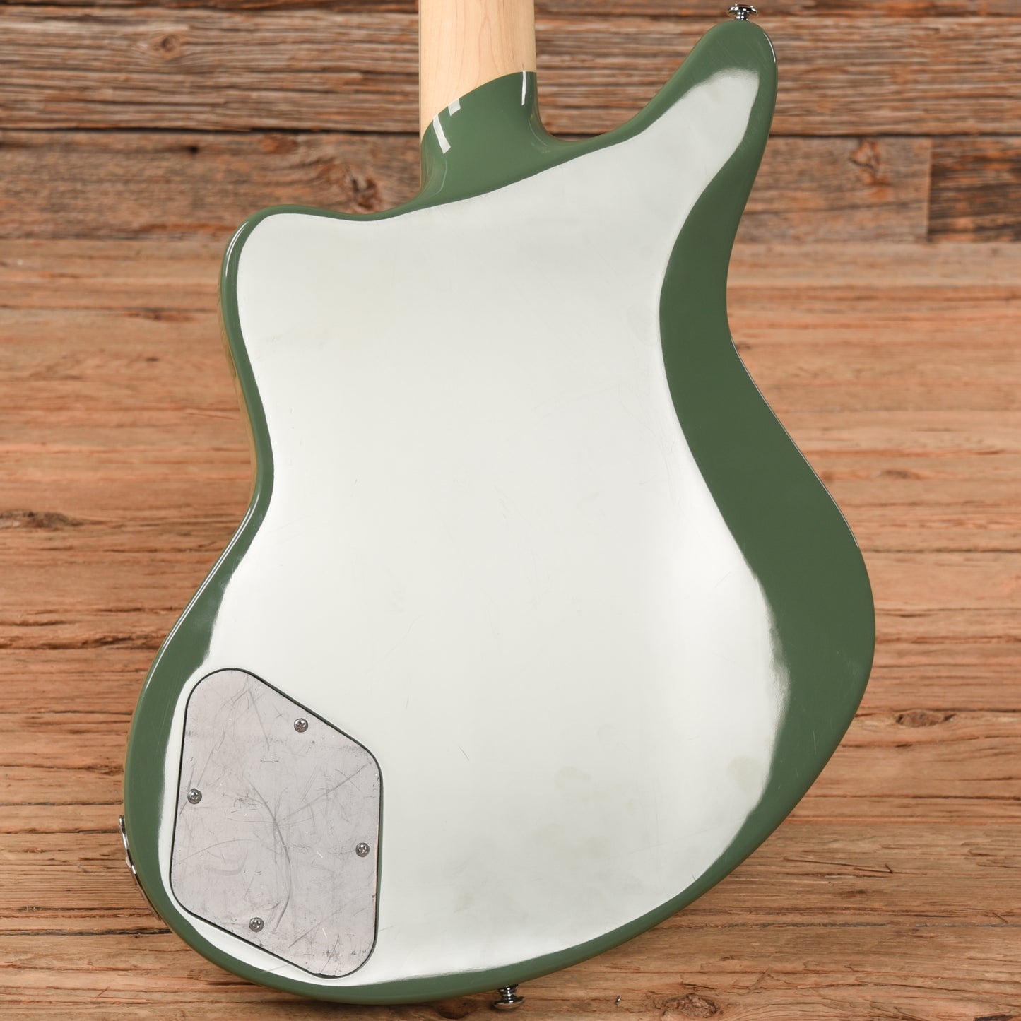 D'Angelico Premier Bedford Offset HS w/ Stoptail Army Green Electric Guitars / Solid Body