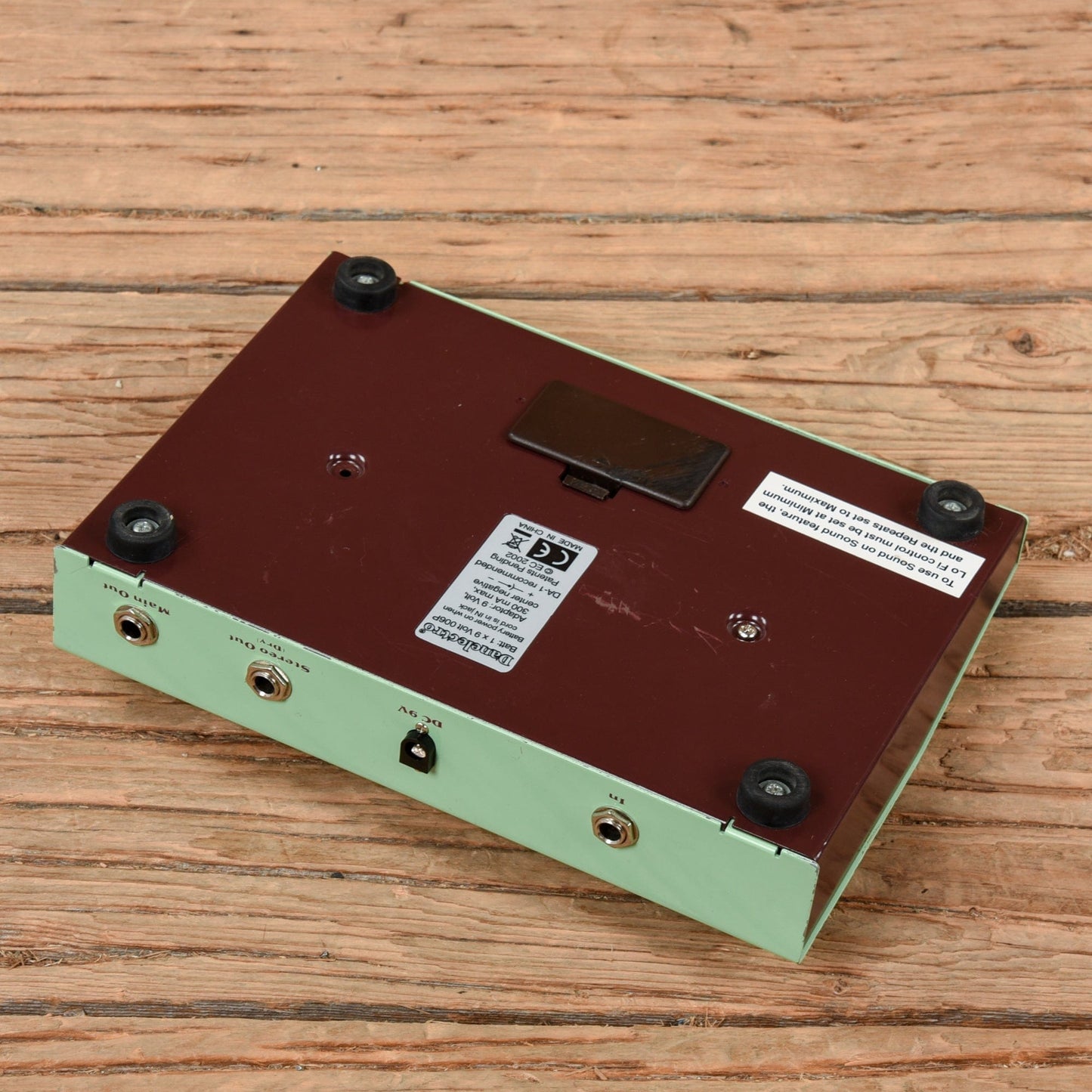 Danelectro DTE-1 Reel Echo Tape Simulator Pedal Effects and Pedals / Delay