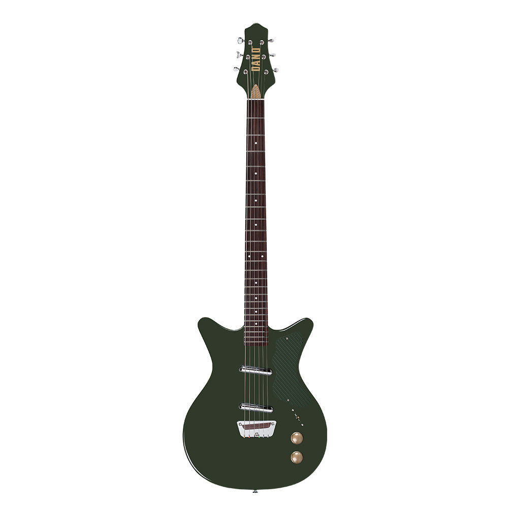 Danelectro Dan O. Cool Baritone Electric Guitar Green Electric Guitars / Solid Body