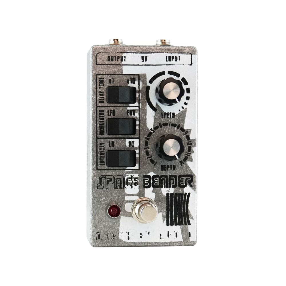 Death by Audio Space Bender White/Black on Raw (2023 Chicago Boutique Effects Pedal Showcase Special Edition) Effects and Pedals / Chorus and Vibrato