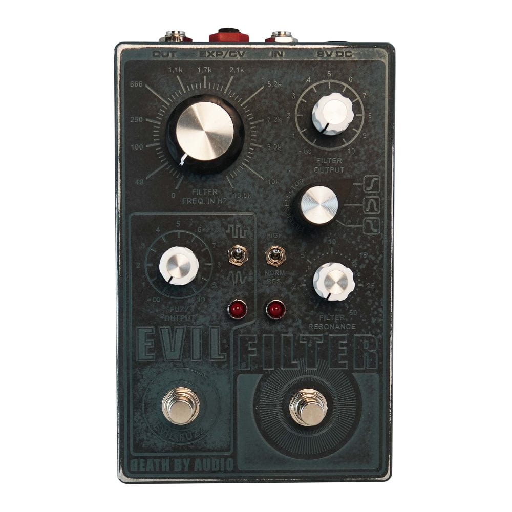 Death by Audio Evil Filter Blue/Black Distressed (2023 Chicago Boutiqu – Chicago Music Exchange