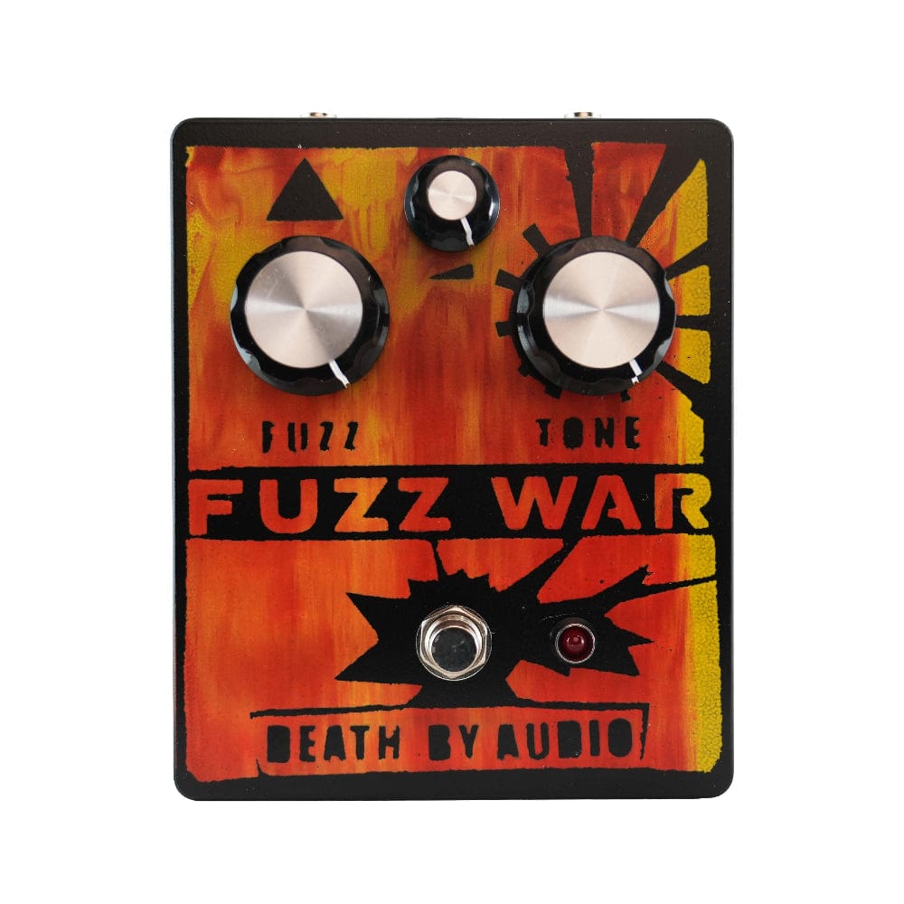Death by Audio Fuzz War Fire Tie-Dye on Black Effects and Pedals / Fuzz