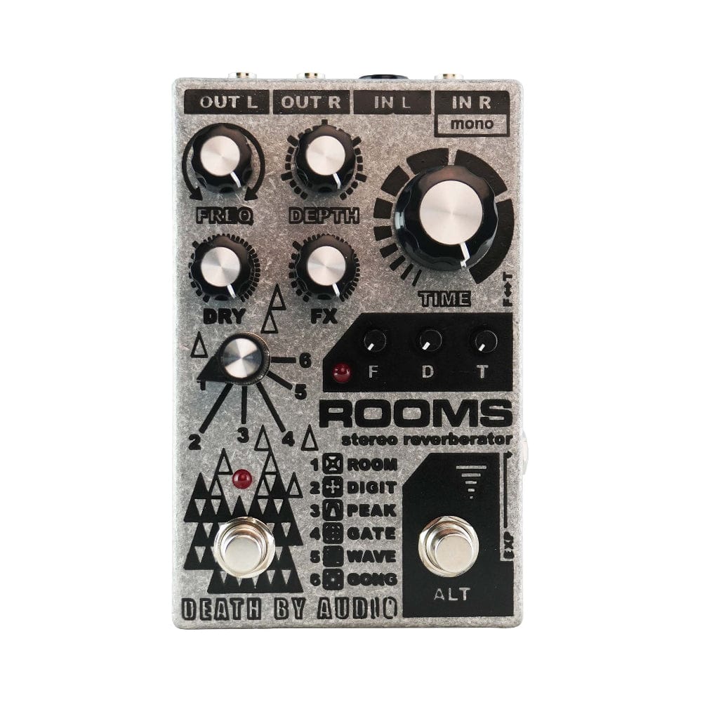 Death by Audio Rooms Black on Raw (2023 Chicago Boutique Effects Pedal Showcase Special Edition) Effects and Pedals / Reverb