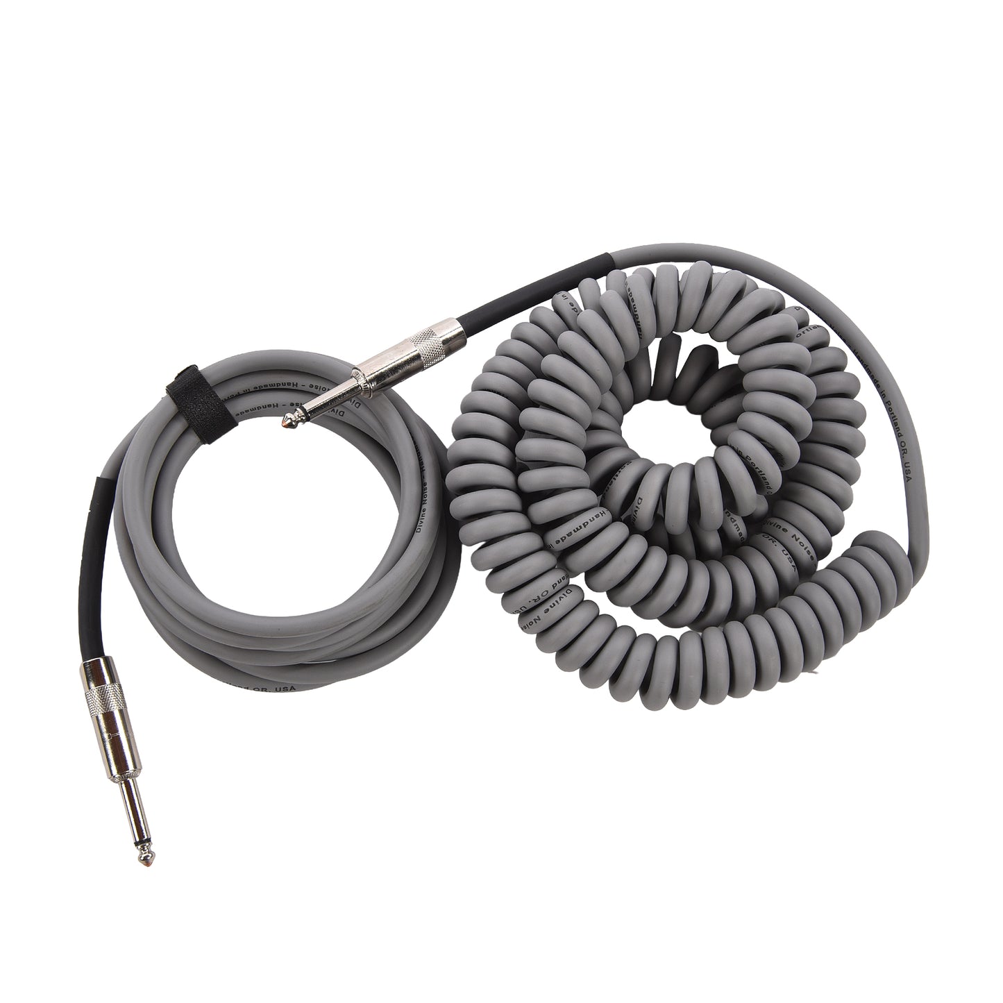 Divine Noise 50/50 Instrument Cable 30' Straight/Straight Gray Accessories / Cables