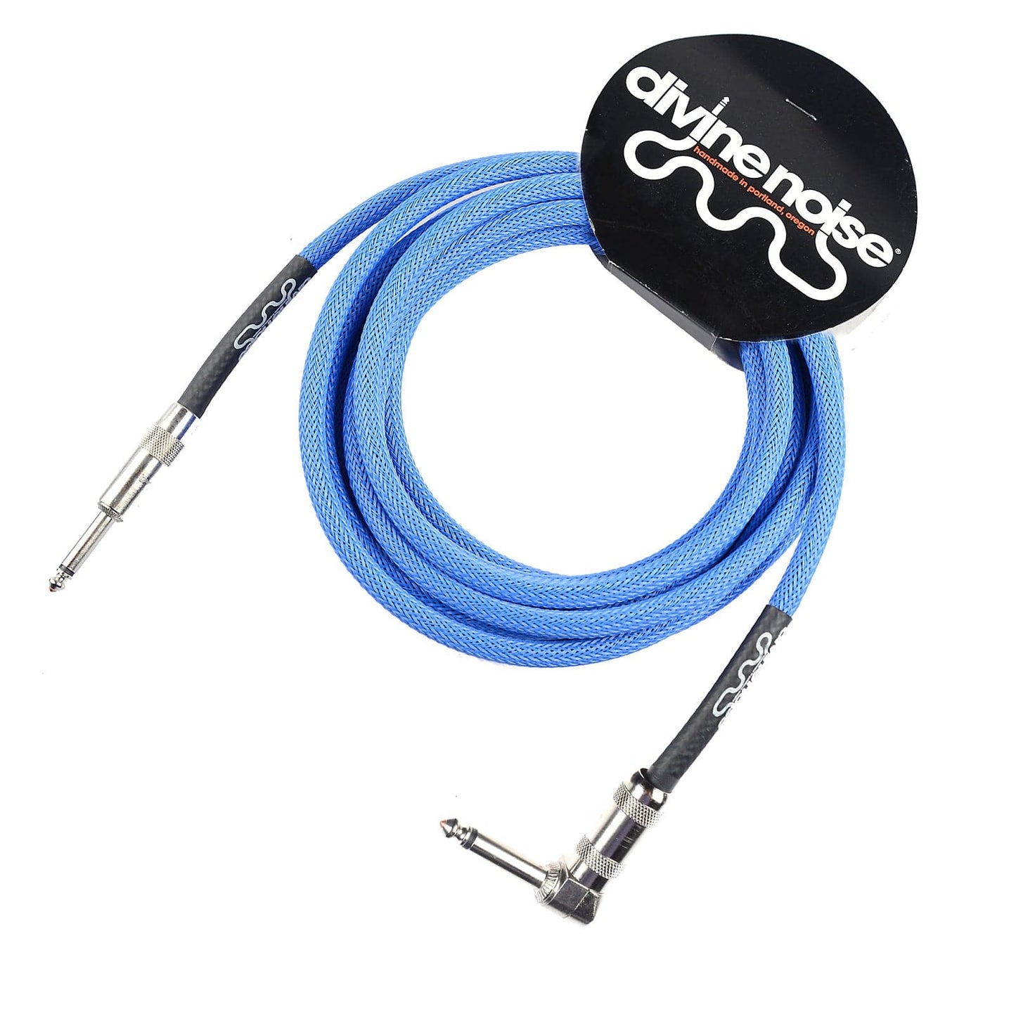 Divine Noise Color Cable Neon Blue 15' Straight/Right Angle Accessories / Cables