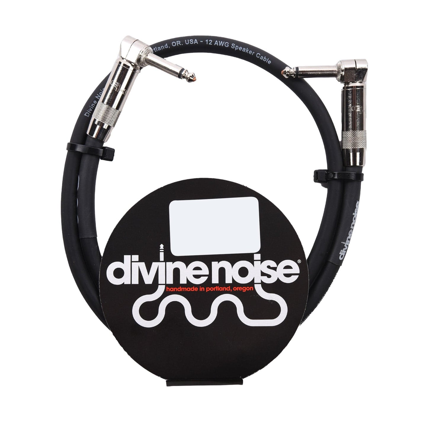 Divine Noise Speaker Cable 12AWG 3' Right Angle/Right Angle Accessories / Cables
