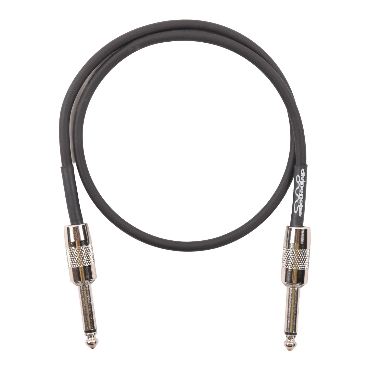 Divine Noise Teenie Patch Cable 2' Stubby Straight/Stubby Straight Black Accessories / Cables