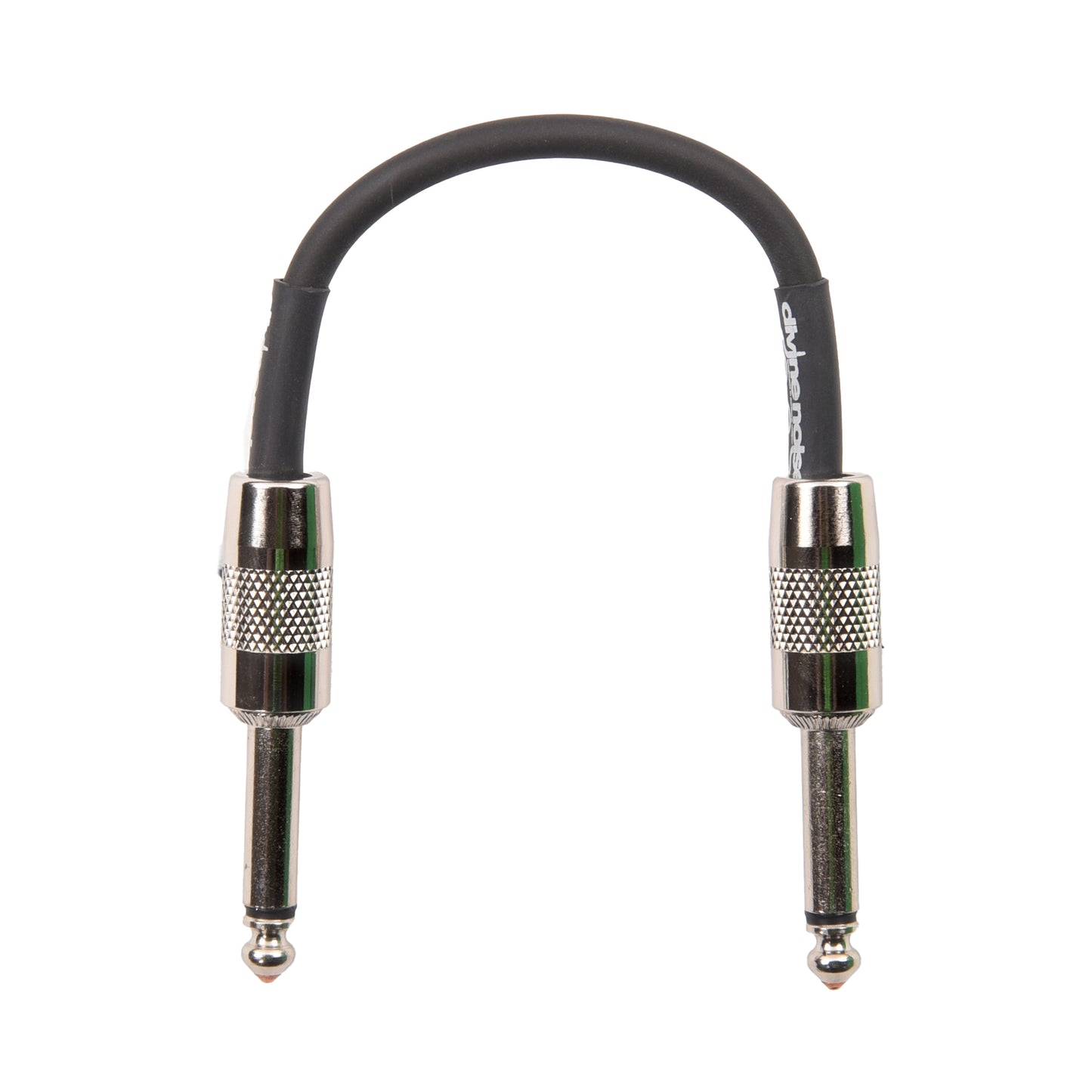 Divine Noise Teenie Patch Cable 6" Stubby Straight/Stubby Straight Black Accessories / Cables