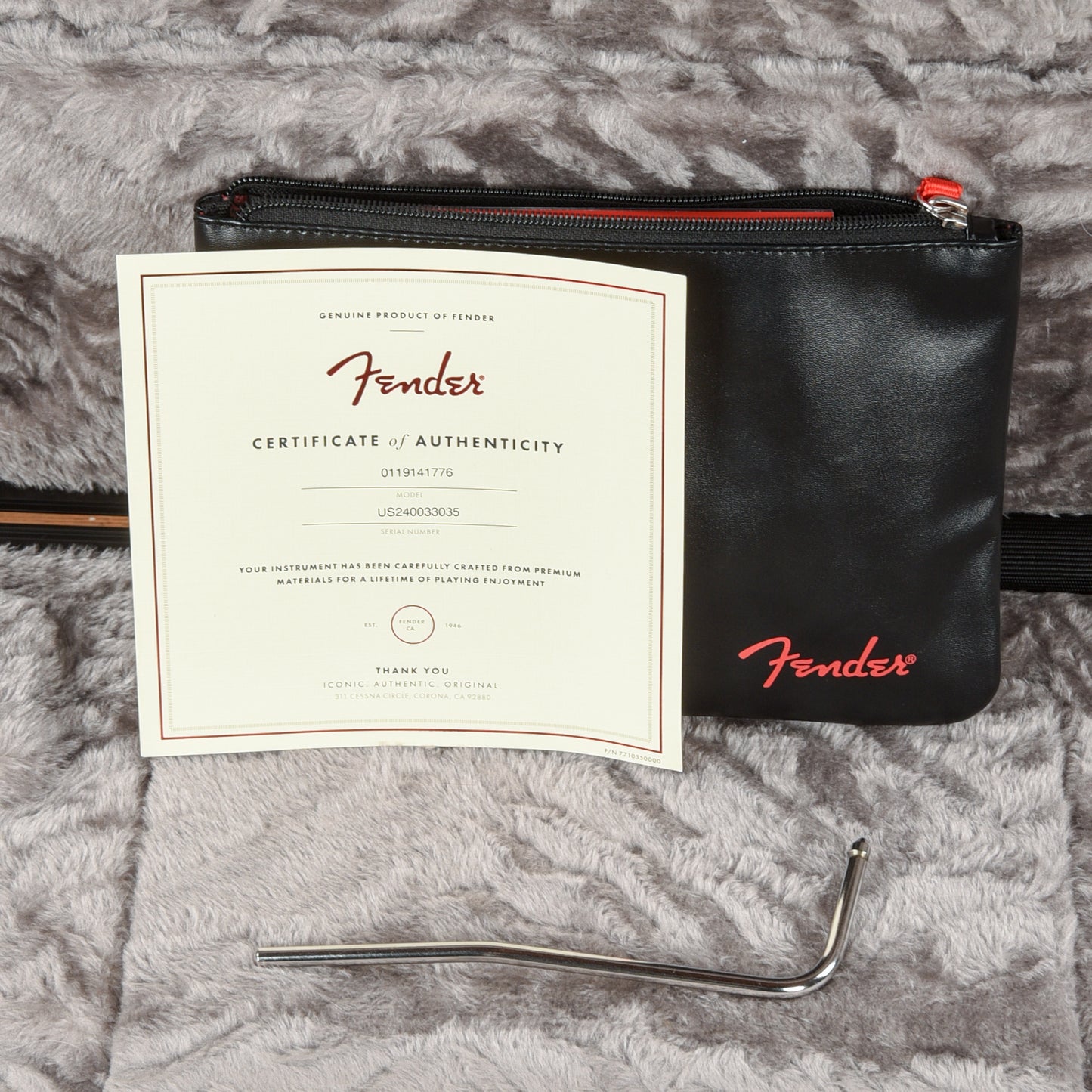 Fender American Ultra II Stratocaster Nebula Blue 2024
