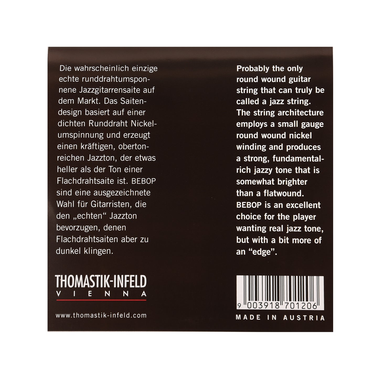 Thomastik BB112 Jazz BeBop Guitar Strings Light 12-50