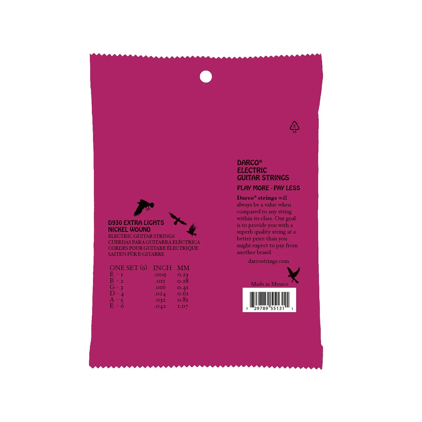 Martin Darco Electric Strings Extra Light 9-42