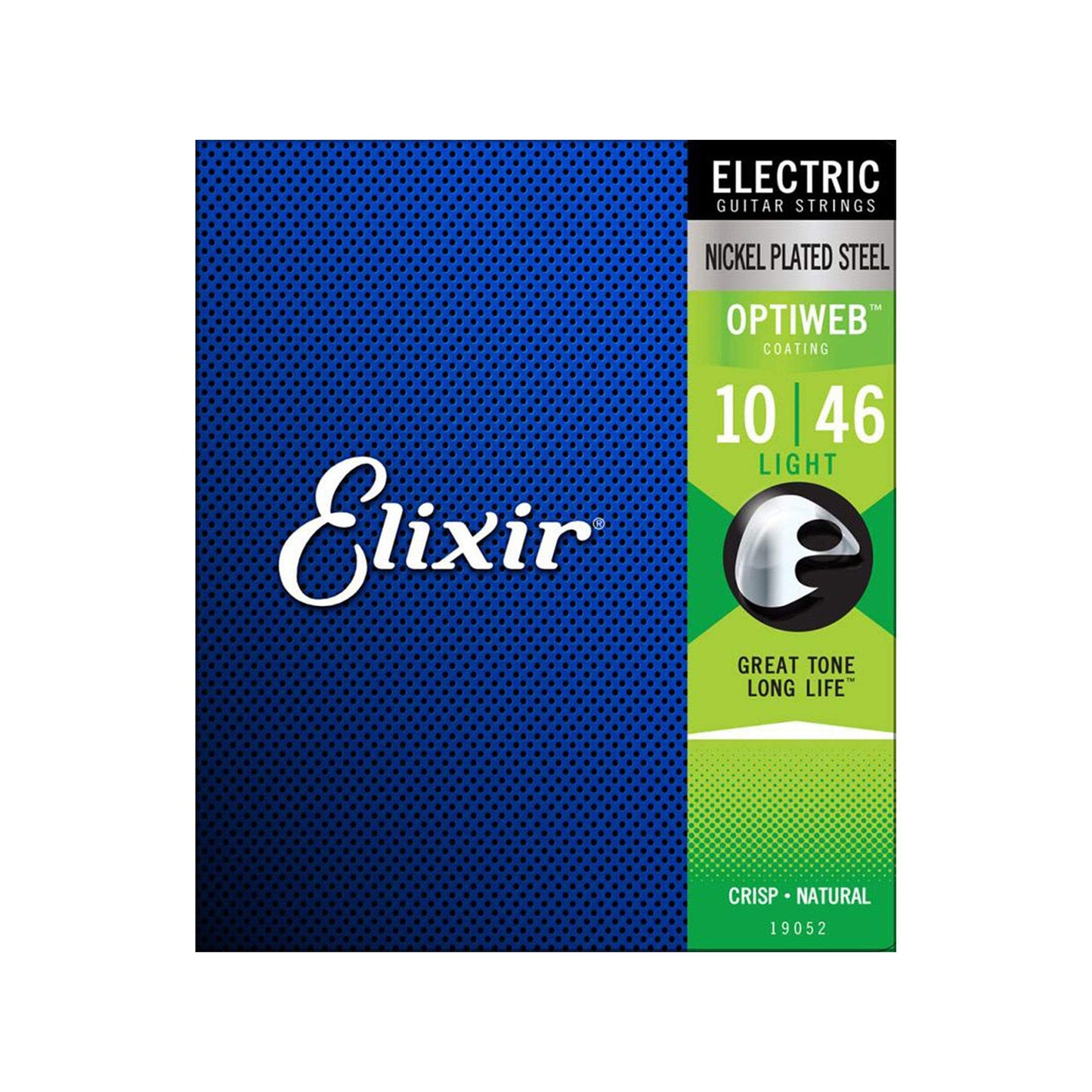 Elixir 19052 Optiweb Electric Guitar Strings Light 10-46