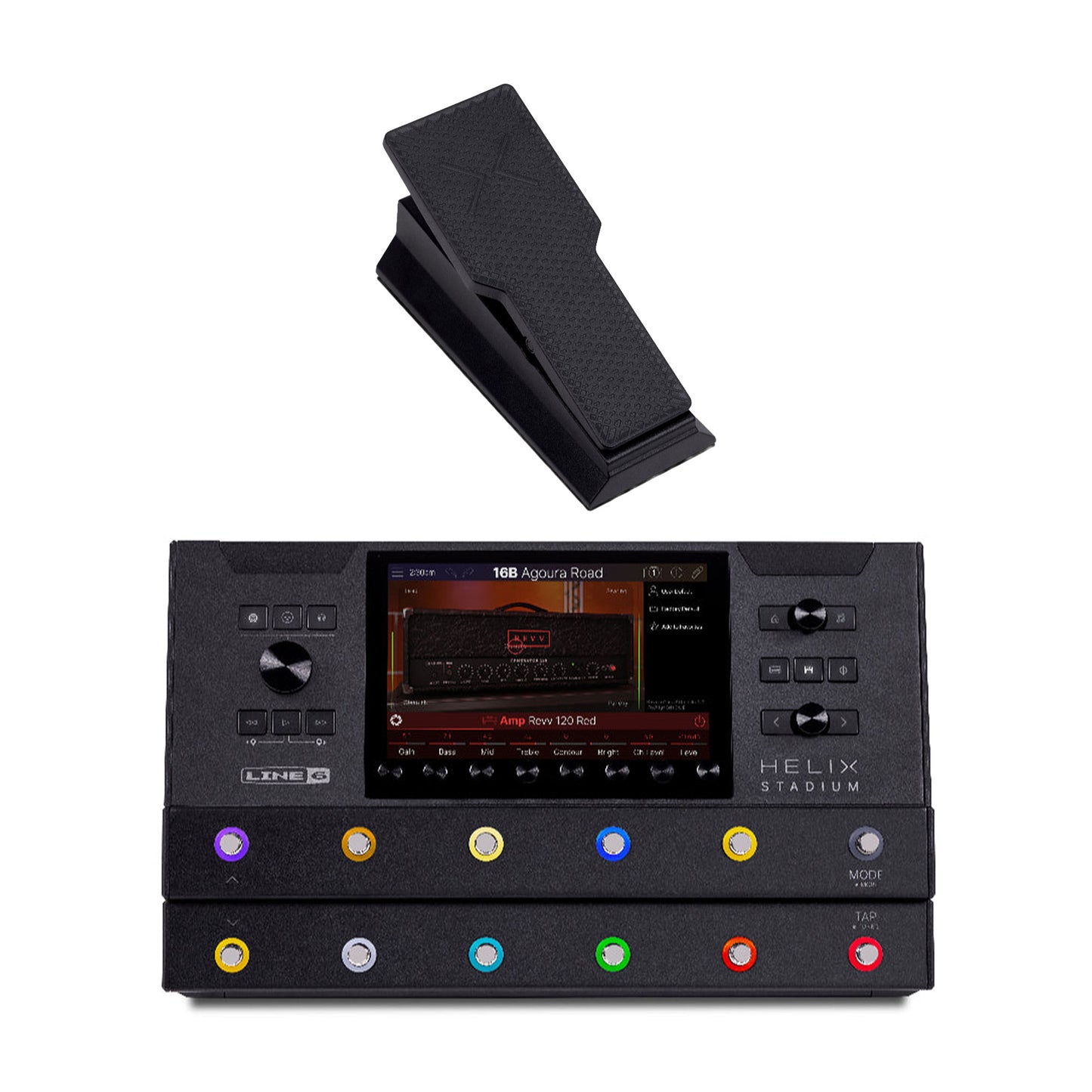 Line 6 Helix Stadium Floor Amp Modeler & Multi Effects Processor w/ FREE EX2 Expression Pedal