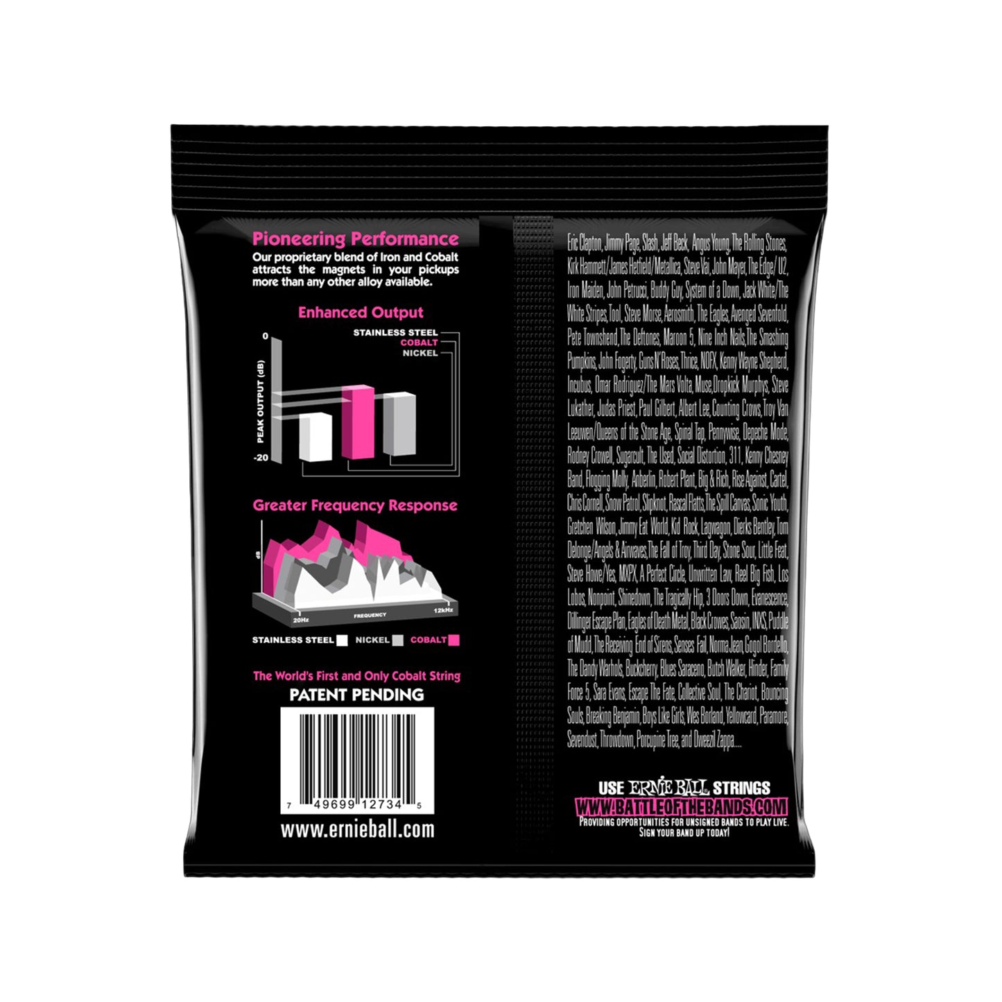 Ernie Ball 2734 Cobalt Super Slinky Bass 45-100