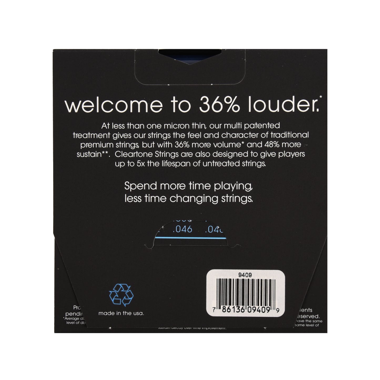 Cleartone Extra-Light Coated Electric Strings