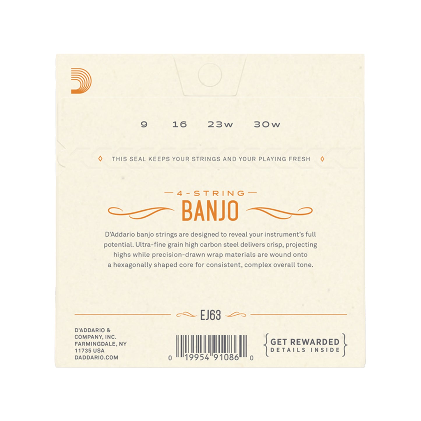 D'Addario J63 Tenor Banjo Strings