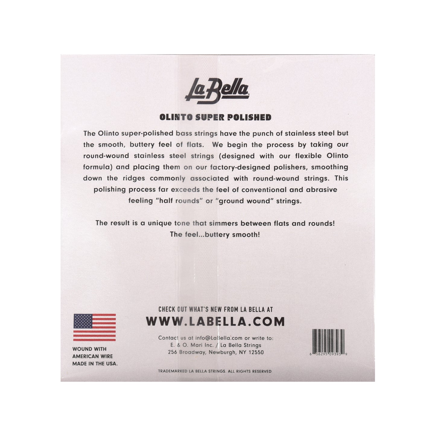 La Bella SP-47107 Super Polished Bass Strings 4-String Set 47-107