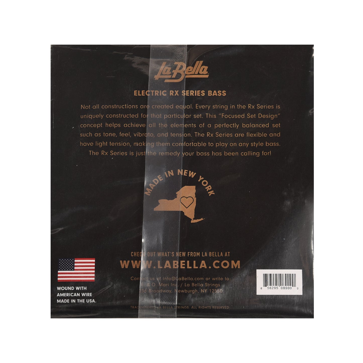 La Bella RX-N4A RX Nickel-Plated Round Wound Custom Light 40-100