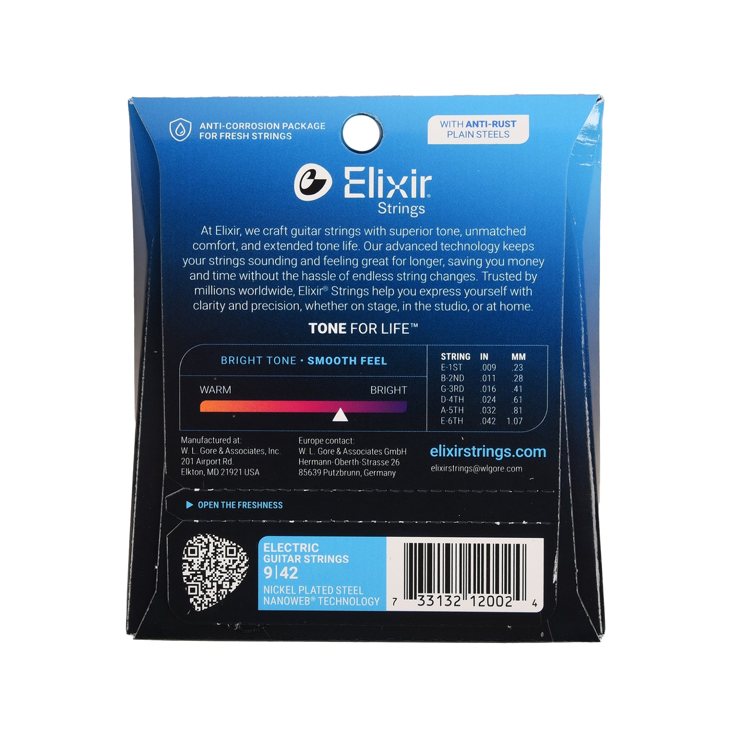 Elixir Super Light Nanoweb Electric Guitar Strings 9-42