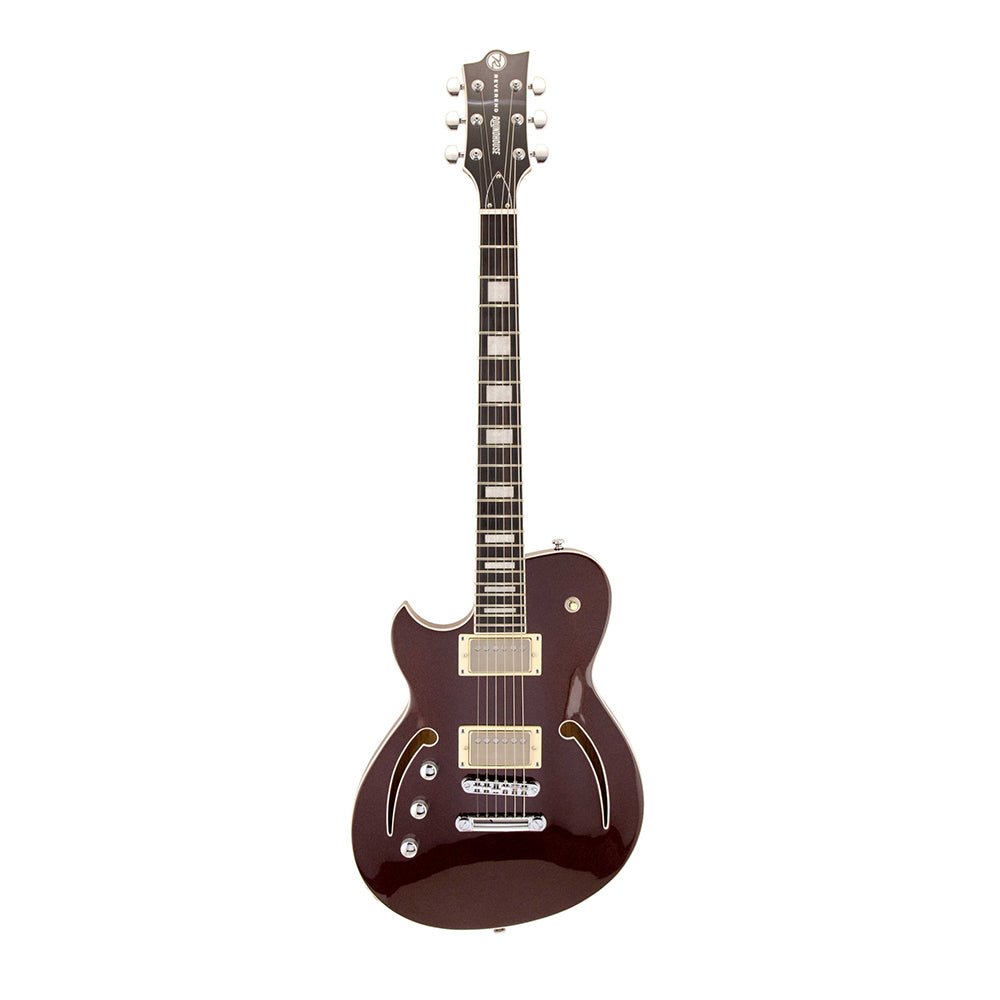 Reverend Roundhouse Air HH Electric Guitar LEFTY Metallic Bordeaux